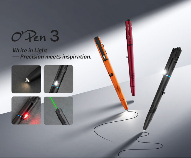 Багатофункціональна ручка-ліхтар Olight O'Pen 3